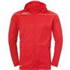 uhlsport Stream 22 - Giacca con cappuccio, da uomo, Uomo, Giacca, 100518904, rosso/bianco, S