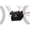 FISCHER Custodia protettiva per display e manubrio, in poliestere nero, protezione da umidità, polvere e sporco, per manubrio fino a 80 cm di lunghezza