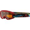 ALPINA Unisex - Bambini e Ragazzi Occhiali da Sci, Rosso, Taglia Unica, Red
