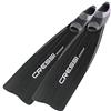 Cressi Gara Pinne Lunghe per Apnea/Immersioni Alte Prestazioni, Argento (Professional LD Argento), 40/41