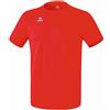Erima Teamsport, Maglietta a Maniche Corte Unisex - Bambini, Nero, 128