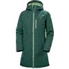 Helly Hansen Donna Long Belfast Winter Jacket, Verde scuro, S