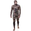 Cressi Katana Man 2-Pieces Wetsuit, Muta Due Pezzi in Neoprene 5mm per apnea e Pesca Uomo, Marrone Chiaro Camo, XXXL
