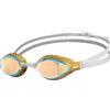 ARENA Cobra Core Swipe Mirror Occhialini Nuoto da Gara Unisex Adulto, Occhialini Piscina con Lenti a Specchio Curve, Anti-Appannamento, Protezione UV, 5 Ponti Nasali Intercambiabili