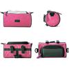 System-S 2 in 1 - Borsa da bicicletta, per dispositivi da 4,8 pollici, colore: Rosa