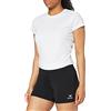 Erima Verona, Pantaloncini Performance Donna, Nero, 34