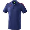Erima 2111906, Maglietta Polo Unisex Bambini, Nuova Marina/Rosso, 128