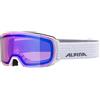 ALPINA Unisex - Adulti, NAKISKA QHM Occhiali da sci, white, One Size
