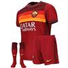Nike Roma Lk Nk Brt Kit Hm Set Da Calcio Unisex - Bambini / Team Crimson/Dark Team Red/(University Gold) (Full Sponsor)