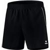 Erima Hosen Basics Pantaloncini per Il Tempo Libero, Unisex Bambini, Nero/Bianco, 164