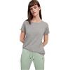 O'NEILL Essential Roundneck Shortsleeve T-Shirt, Casual Logo Rundhalsshirt, Argento Melee, S XL Donna