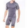 Sveltek Cellutex - Maglietta e Pantaloncini da Uomo, Uomo, L037, Grigio, FR : Taille Unique (Taille Fabricant : L/XL)