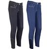 LAZURA 4018653104408 - Pantaloni da Equitazione, da Donna, Taglia 38, Colore: Nero