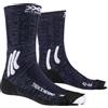 X-Bionic X-Socks Trek X Cotton, Socks Unisex - Adulto, Forest Green/Midnight Blue, 42-44