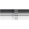 Erima Unisex Fasce per Capelli Set da 6 (7241909), Assortiti, 1