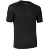 GripGrab Merino-Wool Polyfibre Short Sleeve Cycling Base Layer - Thermal Bicycle Hiking Under-Shirt - Black And Blu Scuro-Blue
