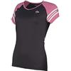 DUNLOP 72226-XL Performance Line Ladies Crew Tee, Black/Pink