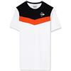 DUNLOP 72249-L Essential Line Adult Tee, White/Anthracite