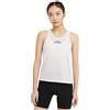 Nike Maglietta da Donna City Sleek Trail, Donna, T-Shirt, CZ9553, Grigio Fumo/Grigio Nebbia/Riflettente, L