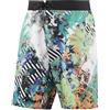 Reebok, Short resistenti all'acqua Uomo, Multicolore (Kiwi Green), 27