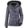 killtec Wasilla Wmn - Giacca da sci da donna con cappuccio rimovibile e paraneve