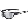 Uvex sportstyle 806 V, occhiali outdoor unisex, fotocromatico, privo di appannamenti, grey matt/smoke, one size