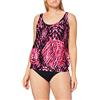 TECNOPRO Franny - Tankini da Donna, Donna, 4035266, Fucsia, FR : 3XL (Taille Fabricant : 50B)