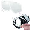 Mares - X-Vision 2014 Cristalli Occhiali Trasparenti Unisex - Adulto 65 Negative Izquierda
