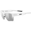 Uvex sportstyle 805 V, occhiali sportivi unisex, fotocromatico, privo di appannamenti, white/smoke, one size