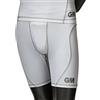 Gunn & Moore GM Teknik Base Layer, Pantaloncini Uomo, Bianco/Silver, L