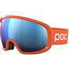 POC Fovea Clarity Comp +, Occhiali da Sci Unisex-Adulto, Fluorescent Orange/Spektris Blue, Taglia Unica