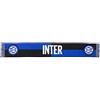 Inter Sciarpa Nuovo Logo Jaquard, Diverse Colorazioni, Stadio Unisex-Adulto, Bicolore Nero/Blu, Taglia Unica
