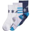 adidas Froz Crew S 3pp Calzini Unisex per Bambini, Unisex - Bambini, calzetti, FN0982, indtec/Bianco/Matpur, L