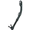 SEAC Vortex Dry Snorkel con Boccaglio in Silicone di Alta qualità, Base Pieghevole, Dry Top e Valvola di Scarico Unisex Adulto Nero/Bianco Standard