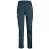 VAUDE Women's Larice Pants III, Pantaloni Donna, Blu Acciaio, 42-Short