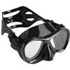 SEAC Cove Maschera per Immersioni Sub, Pesca Subacquea in Apnea e Snorkeling in Silicone Ipoallergenico Nero Taglia Unica