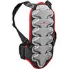 Black Crevice Bcr035572-Br-128 Paraschiena, Unisex Bambini, Nero/Rosso, 128