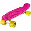 Ridge Skateboards 22 Mini Cruiser Skateboard, Rosa/Giallo