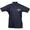 Supportershop - Polo Rugby Scosse, Bambini, 5060672802253, Blu, FR : S (Taille Fabricant : 4 Ans)
