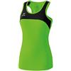 Erima Race Line Running Singlet, Donna, Geco Verde/Nero, 42
