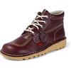 Kickers Kisses - Kick Hi M, Scarponcini da uomo, Rosso (Red),43