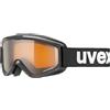 uvex speedy pro, occhiali da sci per bambini, con intensificazione del contrasto, campo visivo ampliato, privo di appannamenti, blue/lasergold, one size