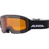 ALPINA Unisex - Adulti, NAKISKA DH Occhiali da sci, black matt, One Size