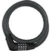 ABUS Serratura a Cavo corazzato Steel-O-Flex Tresorflex 6615C + Supporto SCMU - Serratura a Combinazione in Cavo d'Acciaio con Armatura in Manicotti d'Acciaio - Livello di Sicurezza 5