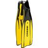 Cressi Pro Star Fins Pinne Alta Resa per Immersione, Apnea e Snorkeling, Nero/Giallo, 43/44