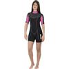 SEAC Sense Short Muta Corta da Donna per Snorkeling e Subacquea, Neoprene 2,5 mm Donna Nero M