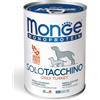 Monge Solo Tacchino Monoproteico 400 gr Umido per Cani