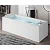Novellini Sense 4 2.0 Vasca senza Idromassaggio - Misura : 180x80 - Finitura Vasca: Bianco Lucido - Finitura Pannelli : Acrilico Bianco Lucido - RUBINETTERIA: SENZA RUBINETTERIA