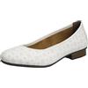 Rieker 51994, Ballerine Donna, Bianco, 41 EU
