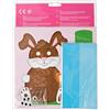 Ursus 28210004F - 4 personaggi con occhi oscillanti, circa 12 x 17 cm, multicolore